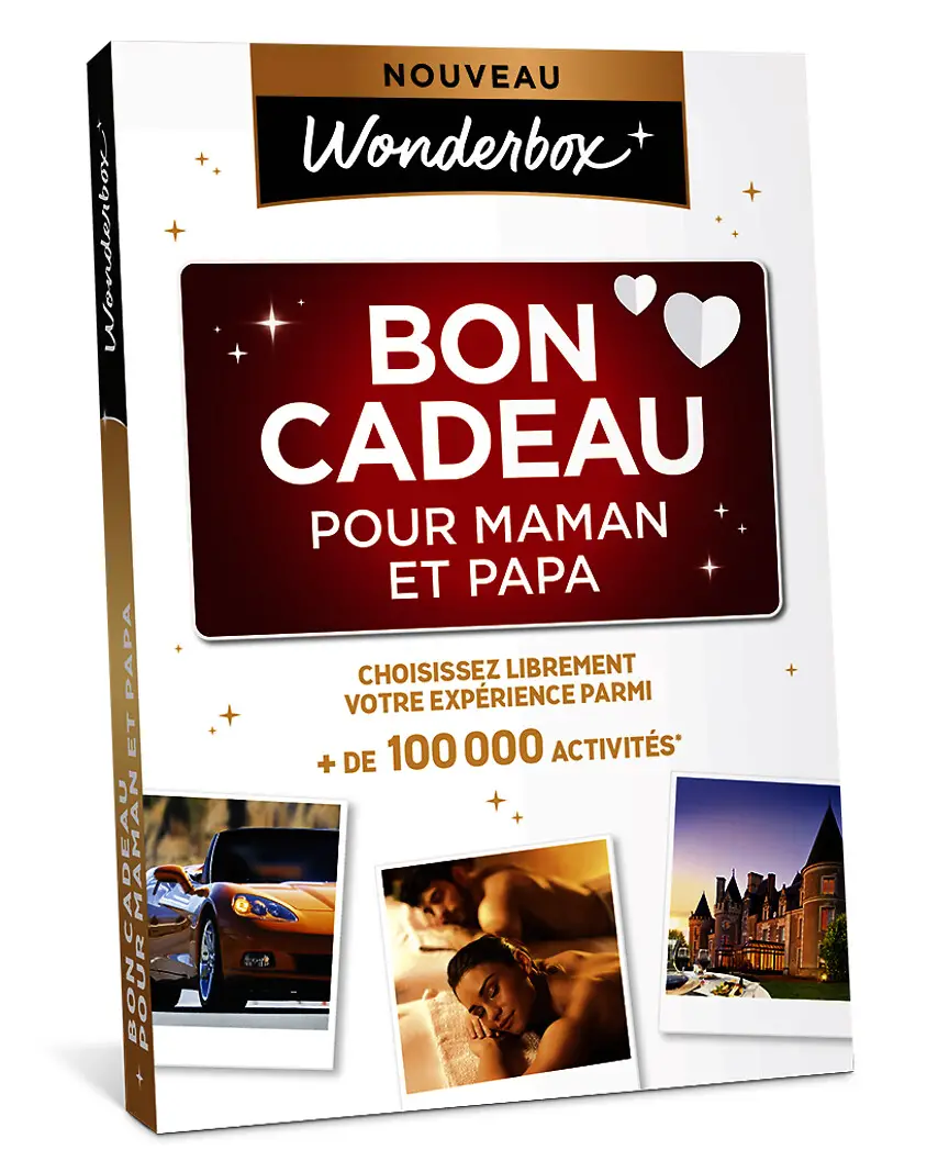 Bon cadeau pour Maman et Papa Avis et Prix Wonderbox